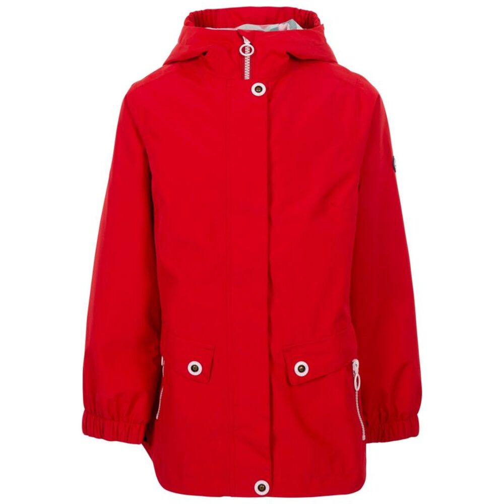 Trespass Girls Flourish TP75 Waterproof Jacket / Red